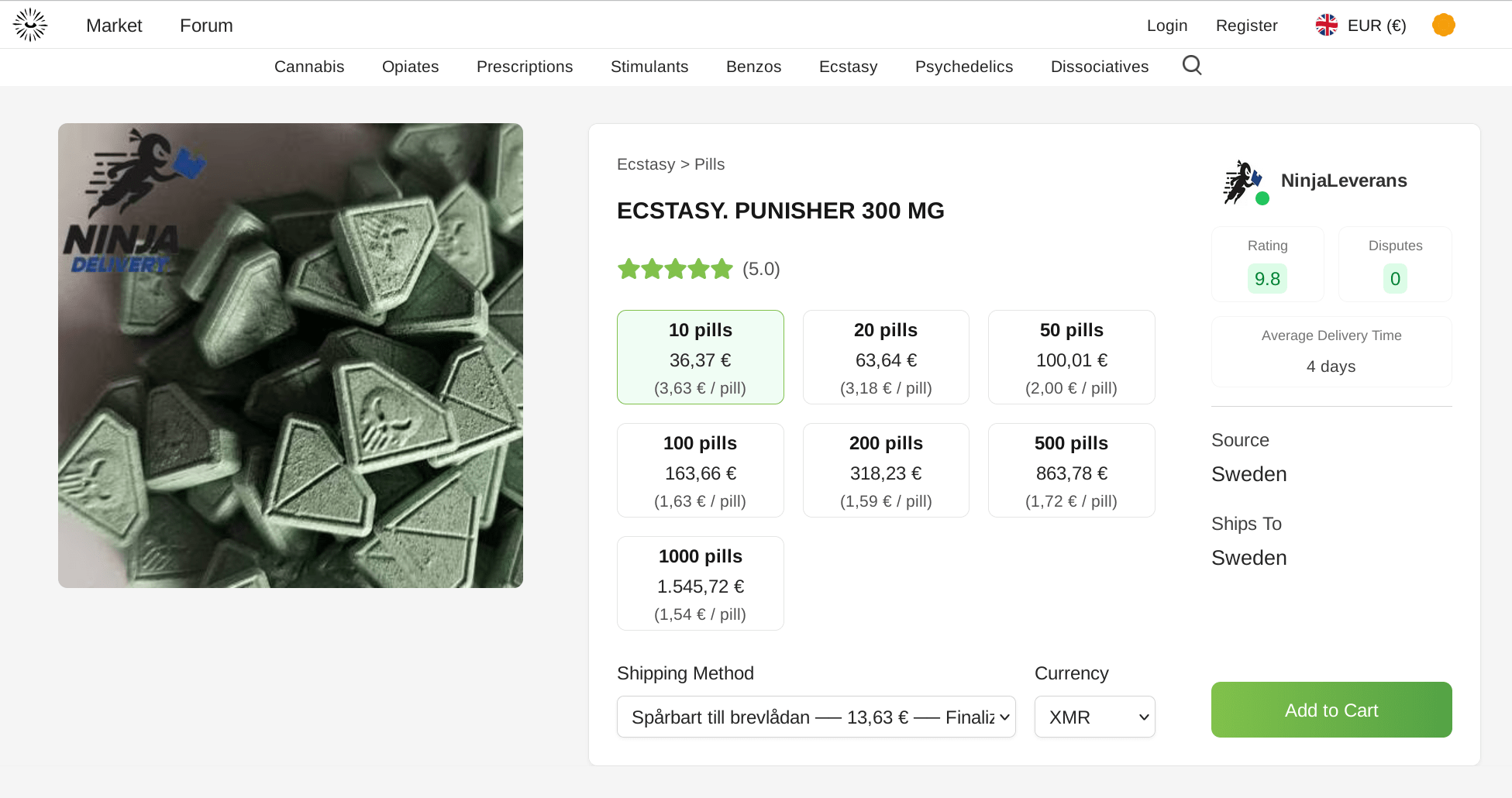 Secure Tor Browser access to Catharsis Market